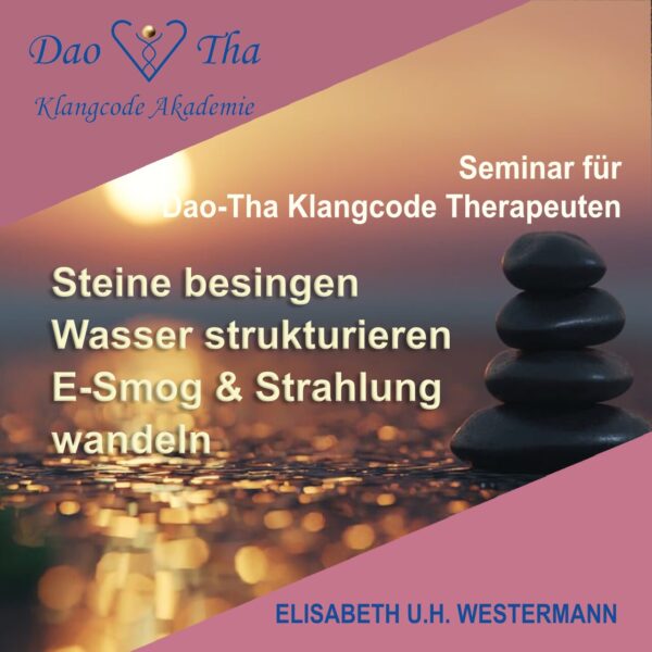 Steine - Wasser - Elektrosmog (Nur für Klangcode Therapeuten)